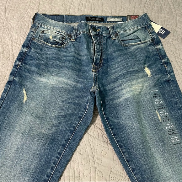 Aeropostale Jeans Distressed 30/32 Slim Straight - Picture 2 of 11